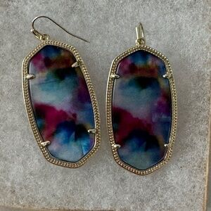 Kendra Scott Danielle Earrings in Multicolor and Gold